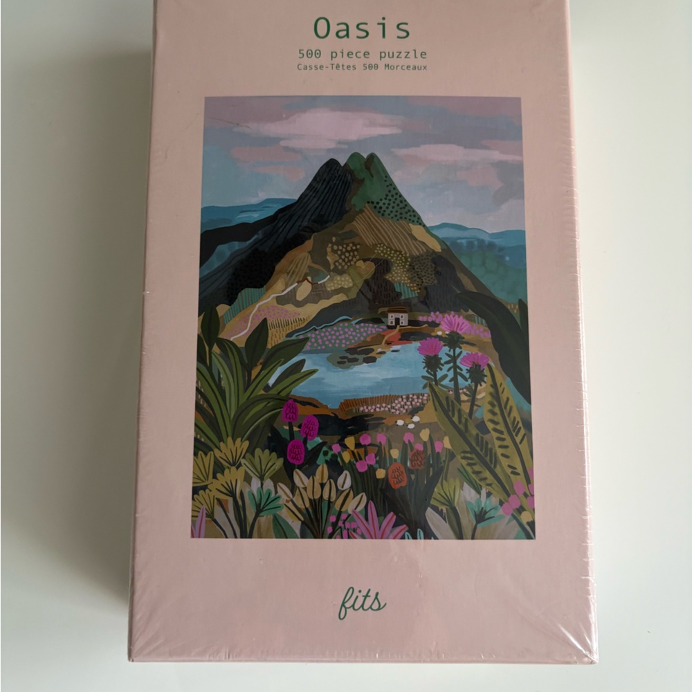 NEW Oasis Colorful Mountain Landscape Puzzle 500 Piece